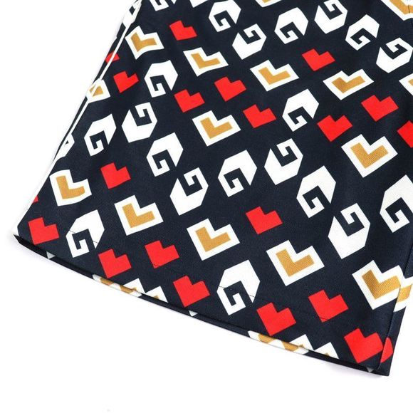 Gucci 23AW 752639 All-over Design Shorts Navy White Red XS With Box Made In